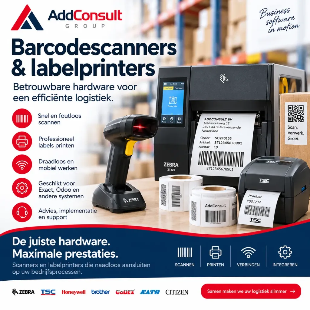 Barcodescanners & labelprinters